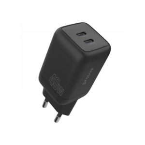 Зарядний пристрій Proove Silicone Power Type C/Type C 40W, Black