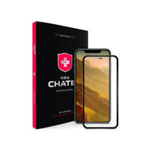 Захисне скло iPhone 11 Pro / Xs / X +NEU Chatel Full 3D Crystal with Mesh