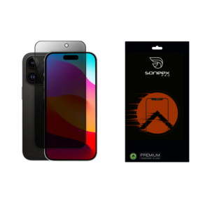 Захисне скло iPhone 15 Pro Max Soneex PRO (антишпигун)