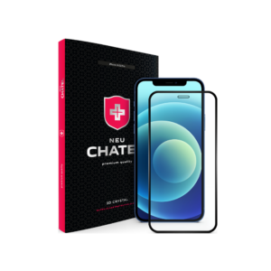 Захисне скло iPhone 12 / 12 Pro +NEU Chatel Full 2.5D Silk Narrow Border Crystal