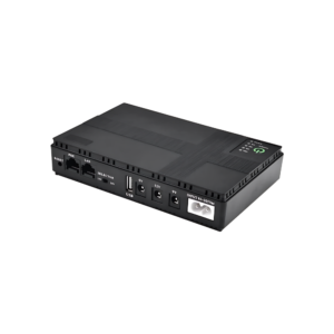 Power bank для роутера DC1018, 5V/9V/12V/USB port, 10400 mAh, Black