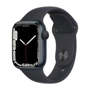 Apple Watch 7 GPS 41 mm Midnight Aluminum Case with Sport Band S/M (MKMX3)