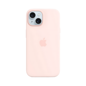 Чохол для iPhone 14 Silicone Case with MagSafe Chalk Pink