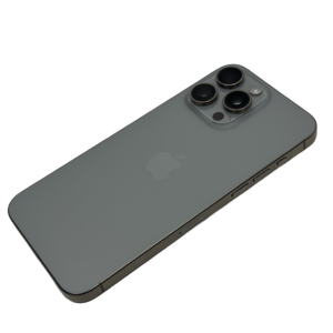 Б/В iPhone 15 Pro Max 256GB Natural (К-А, Е-А+, 100%, 00658)  акб з помилкою, але оригінальний з iCloud заблокованого телефона