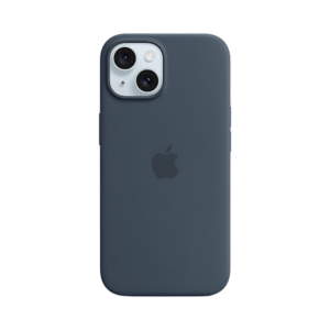 Чохол для iPhone 15 Silicone Case with MagSafe Storm Blue