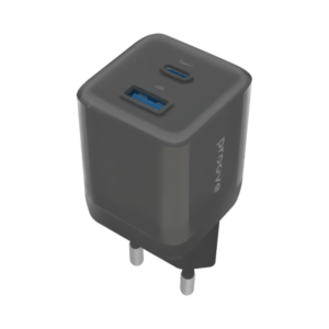Зарядний пристрій 30W Proove Pure GaN Plus (Type-C + USB), Black