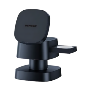 Бездротова зарядка SENTEO Navi Stand D3 15W 4in1, Black
