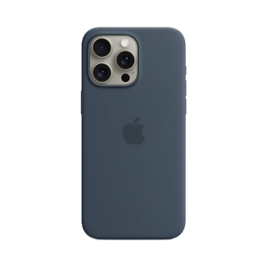 Чохол для iPhone 15 Pro Max Silicone Case with MagSafe Storm Blue