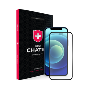 Захисне скло iPhone 12 mini +NEU Chatel Full 2.5D Silk Narrow Border Crystal