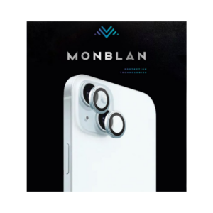 Захисне скло для камери iPhone 13 mini/13 Monblan Metal Ring Series Blue