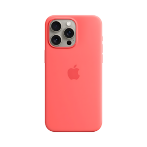 Чохол для iPhone 15 Pro Max Silicone Case with MagSafe Guava