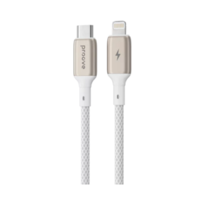 Кабель Proove Dense Metal Type-C to Lightning 27W, white
