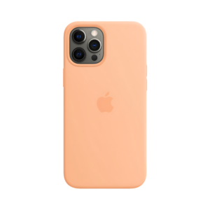 Чохол для iPhone 12 Pro Max Silicone Case with MagSafe Cantaloupe
