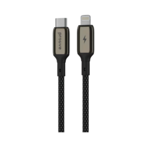 Кабель Proove Dense Metal Type-C to Lightning 27W, black
