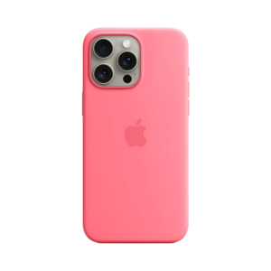 Чохол для iPhone 15 Pro Silicone Case with MagSafe Pink
