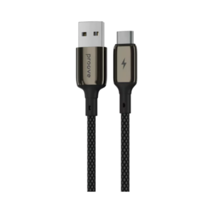 Кабель Proove Dense Metal USB/Type-C (2.4A 1m), Black