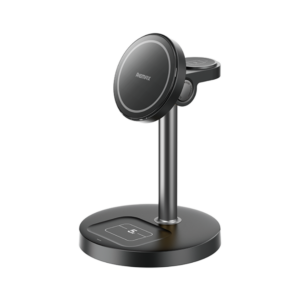 Бездротова Зарядка Remax CW01 Upgrate free 3in1 Series 20.5W, Black