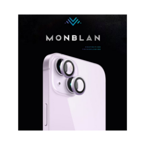 Захисне скло для камери iPhone 14/14 Plus Monblan Metal Ring Series Purple