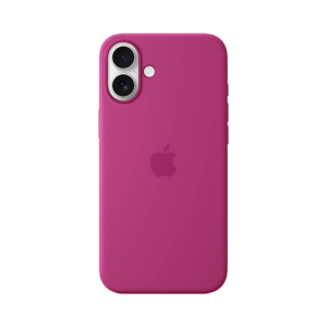 Чохол для iPhone 16 Silicone Case with MagSafe Fuchsia (MYQX5)