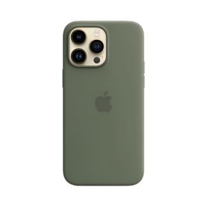 Чохол для iPhone 14 Pro Max Silicone Case with MagSafe Olive