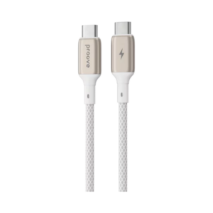 Кабель Proove Dense Metal Type-C/Type-C (60w 1m), White