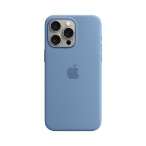 Чохол для iPhone 15 Pro Max Silicone Case with MagSafe Winter Blue