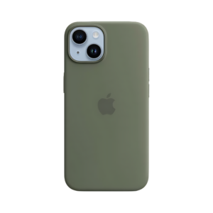 Чохол для iPhone 14 Silicone Case with MagSafe Olive