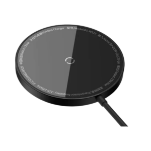 Бездротова зарядка Baseus Simple Mini3 Magnetic Wireless Charger 15W, Black