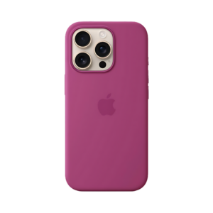 Чохол для iPhone 16 Pro Max Silicone Case with MagSafe Fuchsia