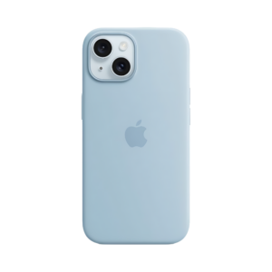 Чохол для iPhone 15 Silicone Case with MagSafe Light Blue