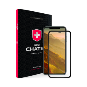 Захисне скло iPhone 11 Pro / Xs / X +NEU Chatel Full 3D Crystal with Mesh