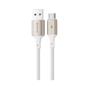 Кабель Proove Dense Metal (USB/Type-C) 2.4A 1m, White