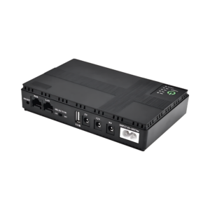 Power bank для роутера DC1018, 5V/9V/12V/USB port, 10400 mAh, Black