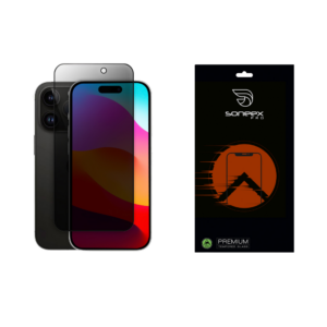Захисне скло iPhone 15 Pro Soneex PRO (антишпигун)