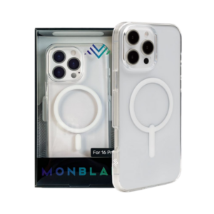 Чохол Monblan для iPhone 16 Pro Magnetic Crystal Series (Transparent)