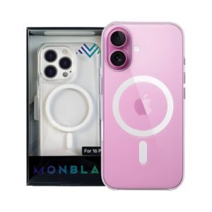 Чохол Monblan для iPhone 16 Magnetic Crystal Series (Transparent)