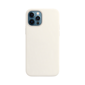 Чохол для iPhone 12/12 Pro with MagSafe Monblan Silicone Series White